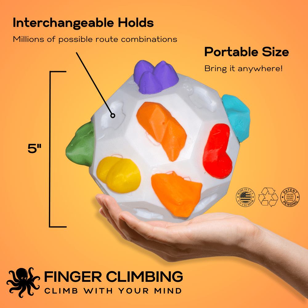 The Polyboard Mini is the world's first handheld climbing game.